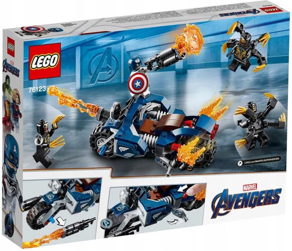 LEGO SUPER HEROES AVENGERS 76123 KAPTEENI AMERIKKA!