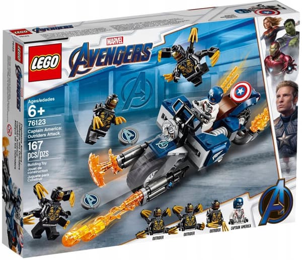 LEGO SUPER HEROES AVENGERS 76123 KAPTEENI AMERIKKA!