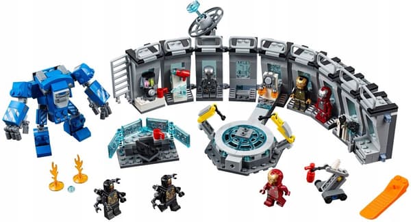 LEGO AVENGERS 76125 IRON MAN RUSTNING SORT JERN!