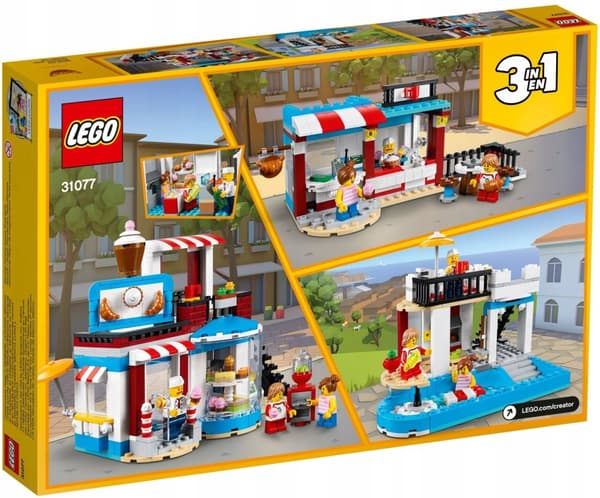 LEGO CREATOR 31077 KONFEKT- OG BAGERICAFE!