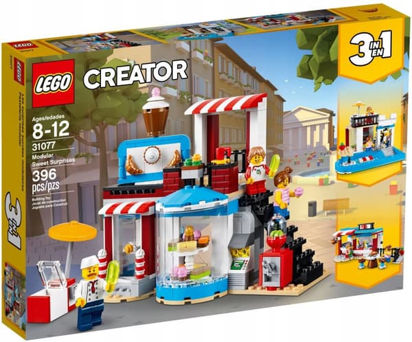 LEGO CREATOR 31077 KONFEKT- OG BAGERICAFE!