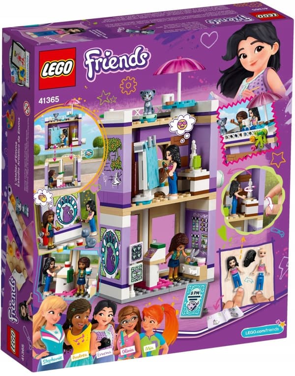 LEGO FRIENDS 41365 EMMAS HUS EMMA ATELIER butik!