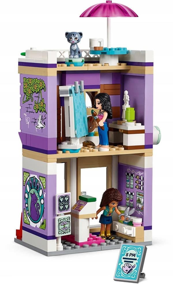 LEGO FRIENDS 41365 EMMAS HUS EMMA ATELIER butik!