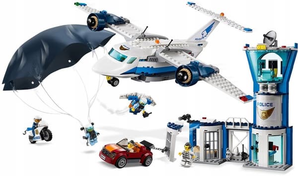 LEGO CITY 60210 LUFTHAVNSPOLITI KONTOR FALDSKÆRM 24 TIMERS