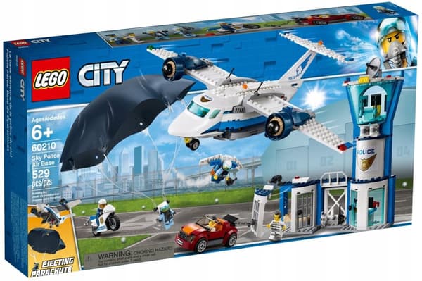 LEGO CITY 60210 LUFTHAVNSPOLITI KONTOR FALDSKÆRM 24 TIMERS