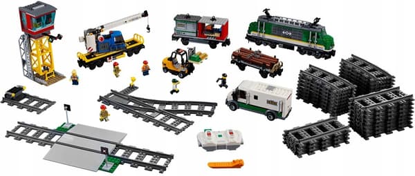 LEGO CITY 60198 Godståg 24 timmar