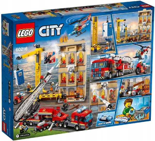 LEGO CITY 60216 BRANDVÆSEN 24-TIMERS BRANDSTATION