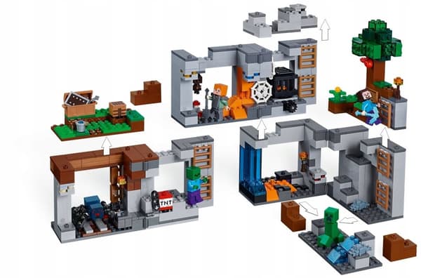 LEGO MINECRAFT 21147 ADVENTURES ON THE ROCK STEVE ALEX