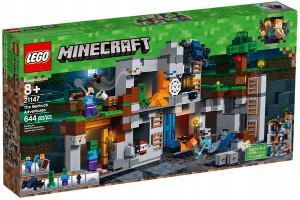 LEGO MINECRAFT 21147 ADVENTURES ON THE ROCK STEVE ALEX