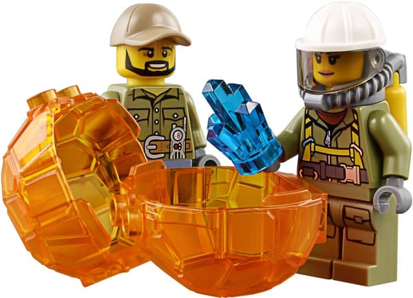LEGO CITY 60121 VULKANOLOGISTBIL VULKAN 24 klodser