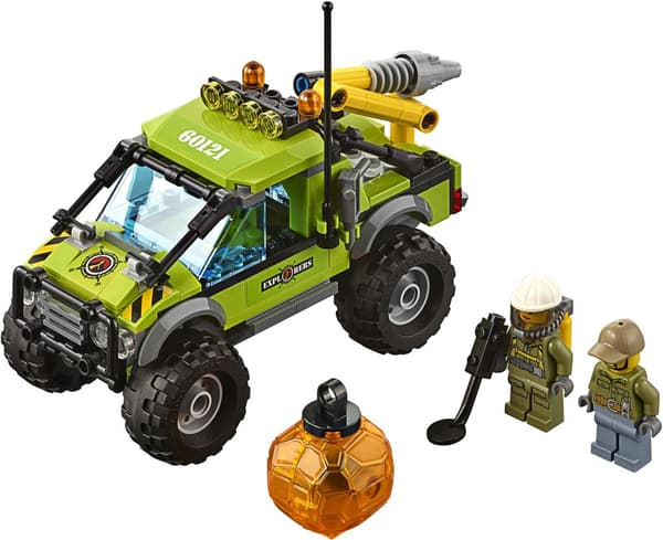 LEGO CITY 60121 VULKANOLOGISTBIL VULKAN 24 klodser