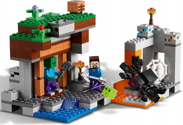 LEGO MINECRAFT 21166 STEVE'S MINE SPIDER ZOMBIE