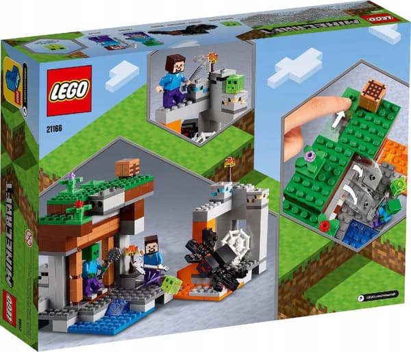 LEGO MINECRAFT 21166 STEVE'S MINE SPIDER ZOMBIE