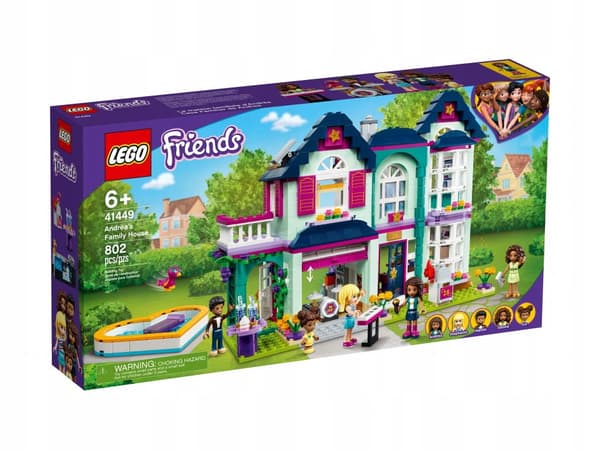 LEGO FRIENDS 41449 ANDREAS FAMILJESTUGA VILLASTUGA