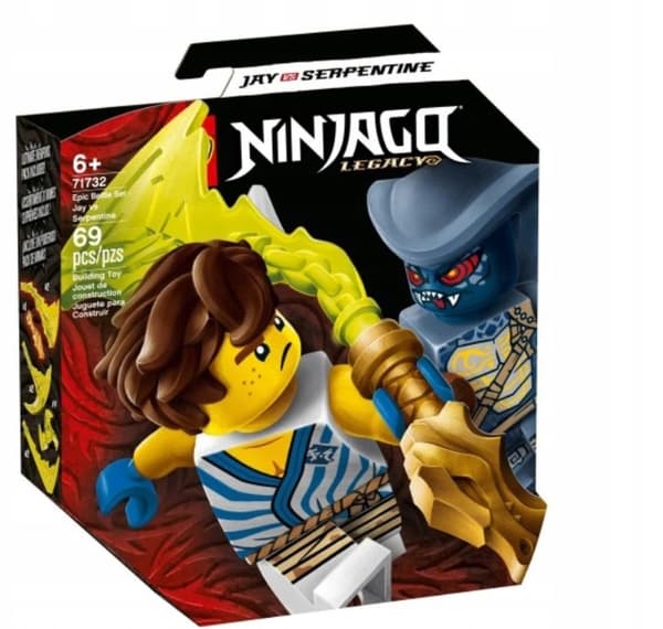 LEGO NINJAGO 71732 Jay vastaan Serpentine -taistelupakkaus