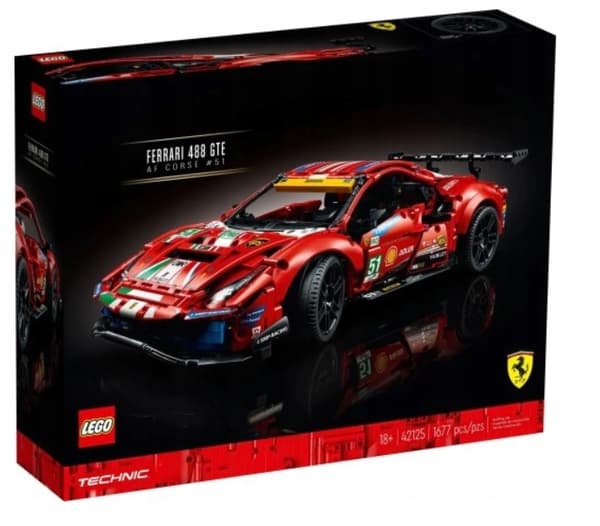 Lego Technic Ferrari 488 GTE “AF Corse #51” 42125