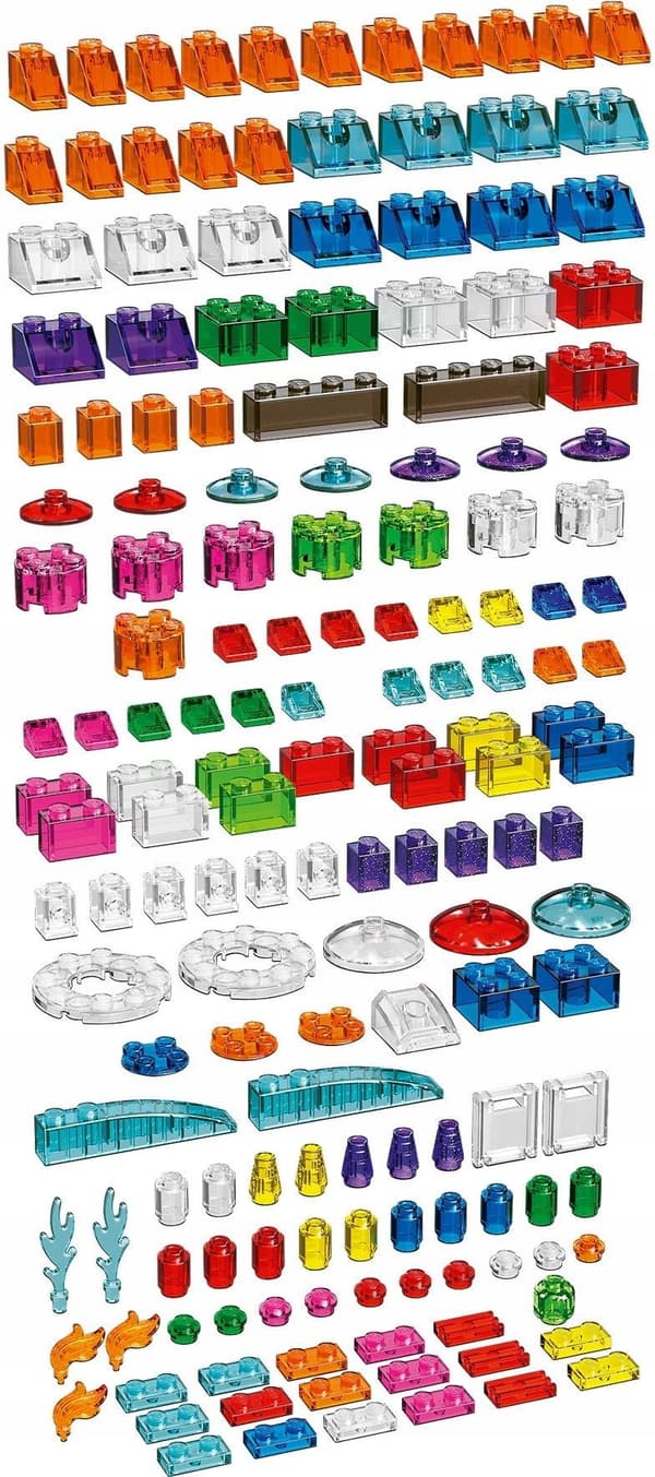 LEGO CLASSIC 11013 LÄPINÄKYVÄT LUOVAT PALAT