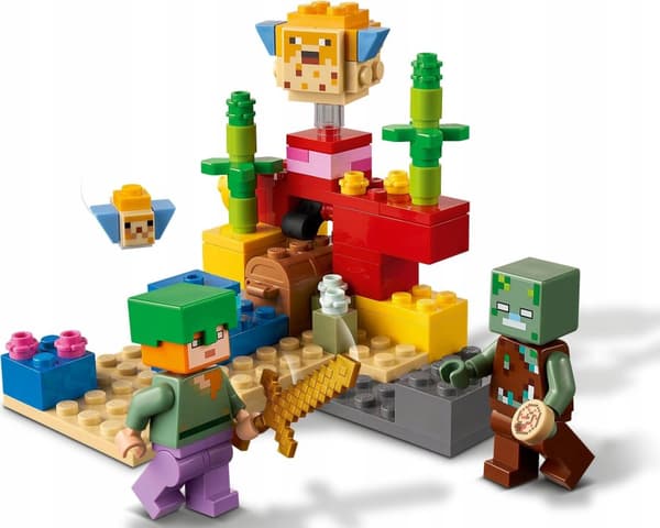 LEGO MINECRAFT 21164 ALEX' DRUKNEDE KORALREV