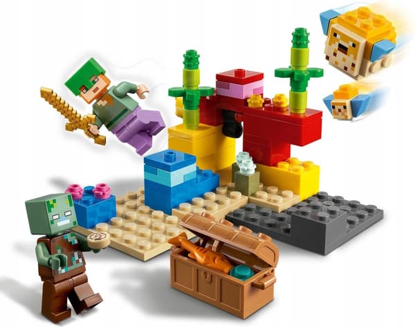 LEGO MINECRAFT 21164 ALEX' DRUKNEDE KORALREV