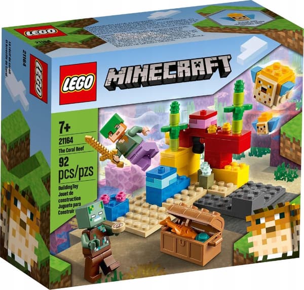 LEGO MINECRAFT 21164 ALEX' DRUKNEDE KORALREV
