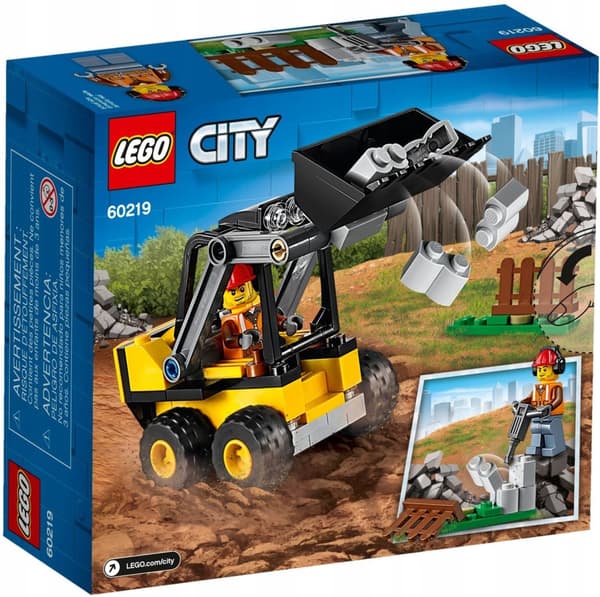 LEGO CITY 60219 GRAVEMASKINE LÆSSER MASKINBYGNING