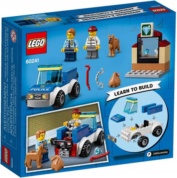 LEGO CITY 60241 POLITIVARER DIAMANTHUND