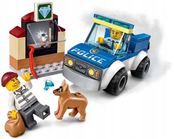 LEGO CITY 60241 POLITIVARER DIAMANTHUND