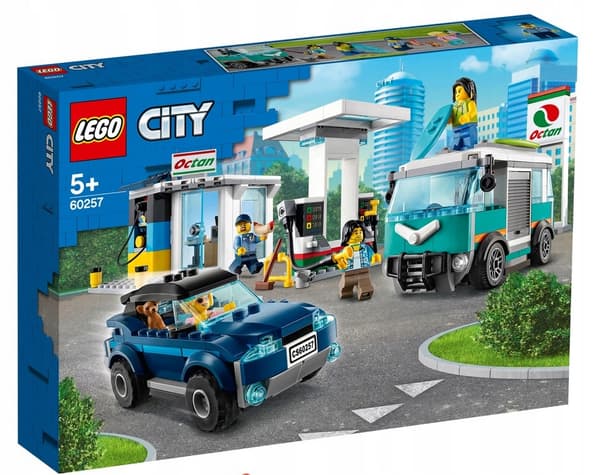 Lego City Bensinstation 60257 KLOCKbil
