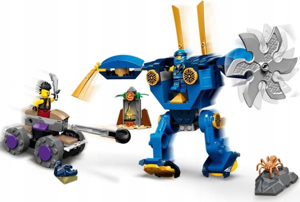 LEGO NINJAGO 71740 ELEKTROMEKANISK JAY BLÅ NINJA