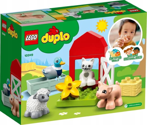 LEGO DUPLO 10949 DYR GRIS FÅR AND