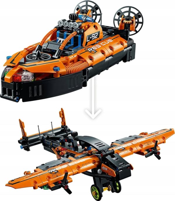 LEGO TECHNIC 42120 SVÄVARE RÄDDNINGSPLAN