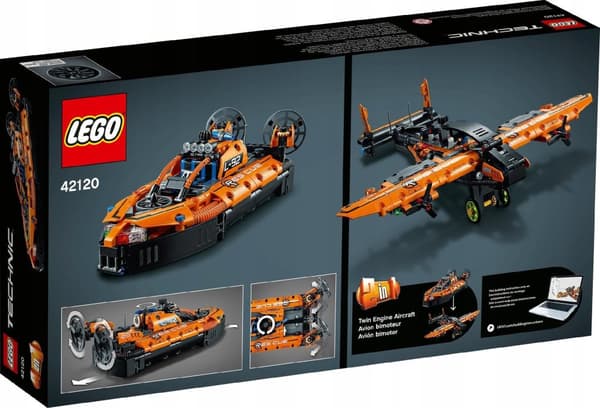 LEGO TECHNIC 42120 SVÄVARE RÄDDNINGSPLAN