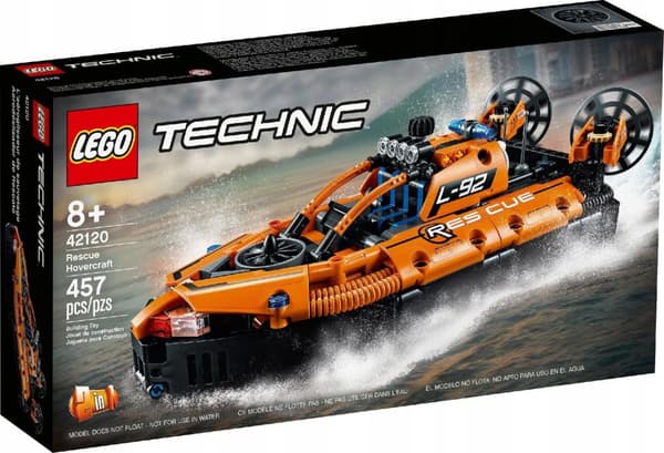 LEGO TECHNIC 42120 SVÄVARE RÄDDNINGSPLAN