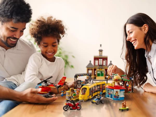 LEGO CITY 60271 MARKET CITY SPORVOGN TOG byggeklodser