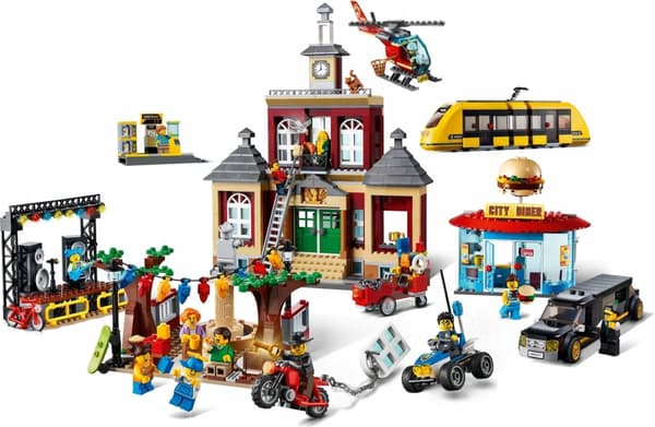 LEGO CITY 60271 MARKET CITY SPORVOGN TOG byggeklodser