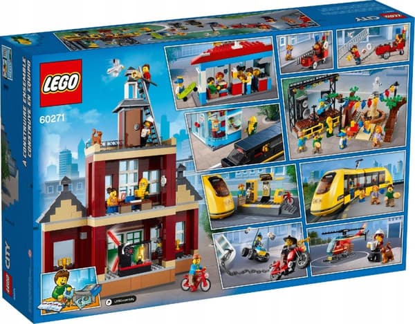 LEGO CITY 60271 MARKET CITY SPORVOGN TOG byggeklodser