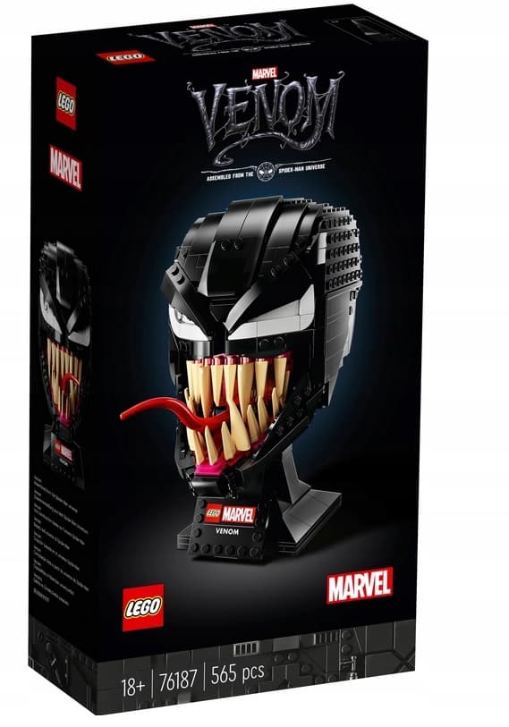LEGO SUPER HEROES Venom Hovedmaske 76187 Edderkop