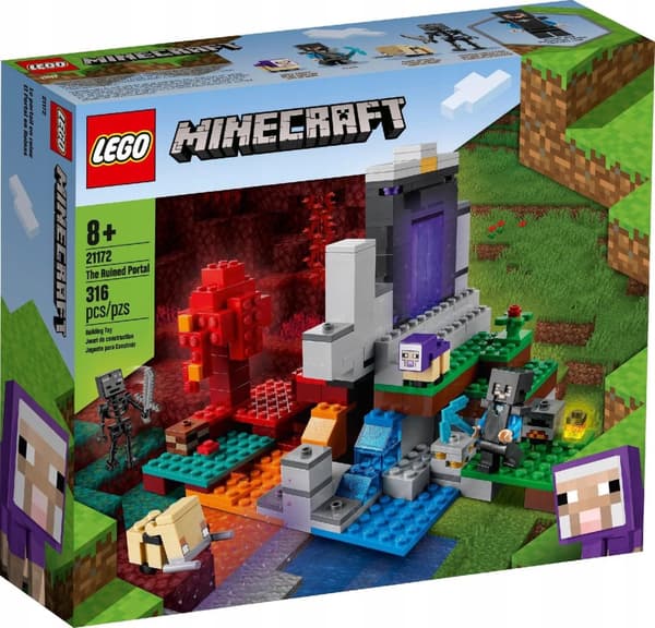 Lego Minecraft 21172 Förstört Netherportal