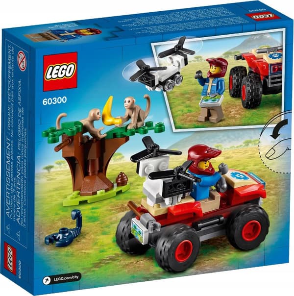 Lego City 60300 Villieläinten pelastusmönkijä