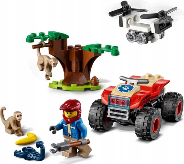 Lego City 60300 Villieläinten pelastusmönkijä