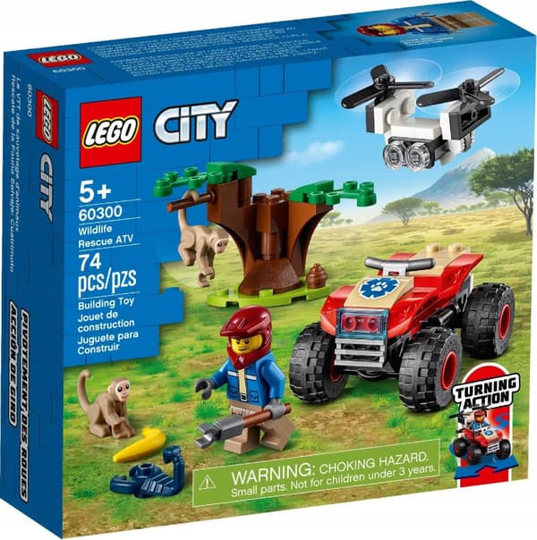 Lego City 60300 Villieläinten pelastusmönkijä