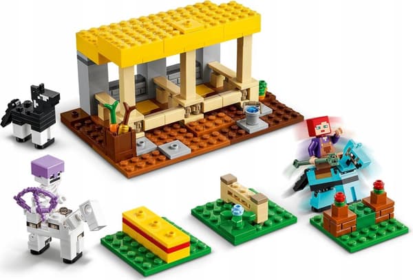 Lego Minecraft Stable 21171 STUD-palikat ja hevoset