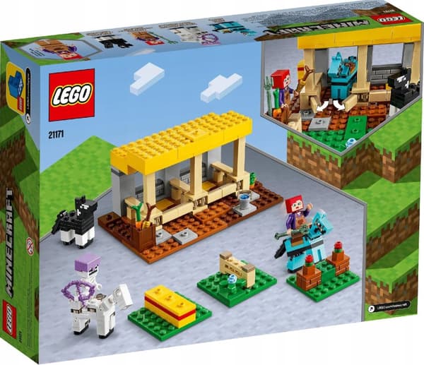 Lego Minecraft Stable 21171 STUD-palikat ja hevoset