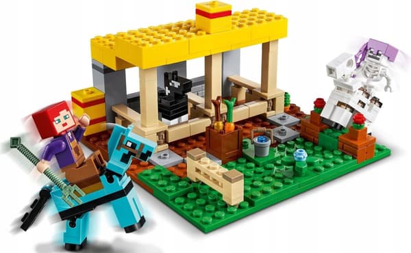Lego Minecraft Stable 21171 STUD-palikat ja hevoset