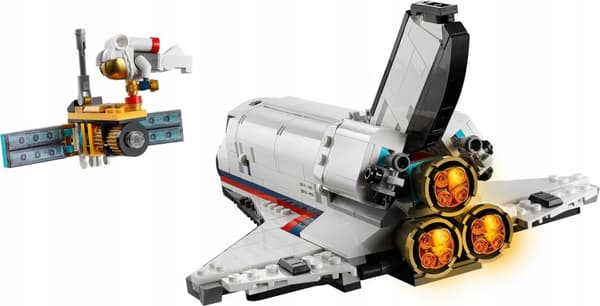 LEGO CREATOR 3in1 31117 AVARUUSUKKLA RAKETTIKATTO
