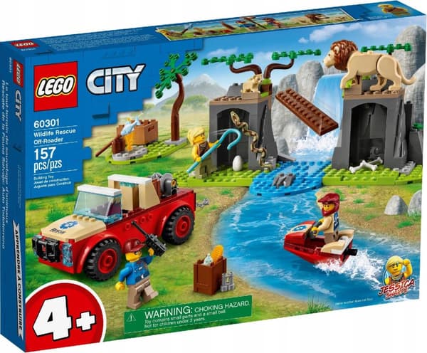 LEGO CITY 60301 SAFARI AFRICA LØVE OG VANDFALDSLANGE