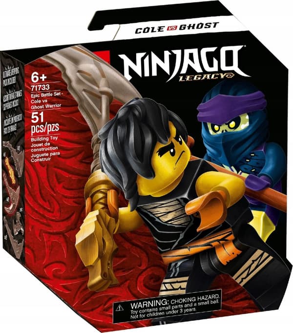 Lego Ninjago 71733 Cole vs. Startende Spøgelseskriger