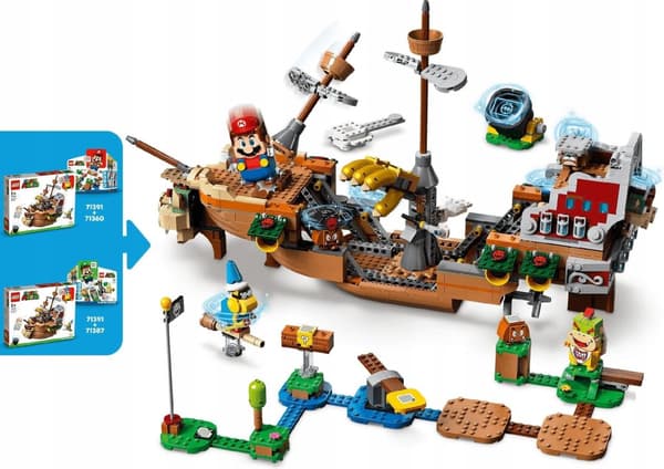 Lego Super Mario 71391 Bowsers piratskibs ror
