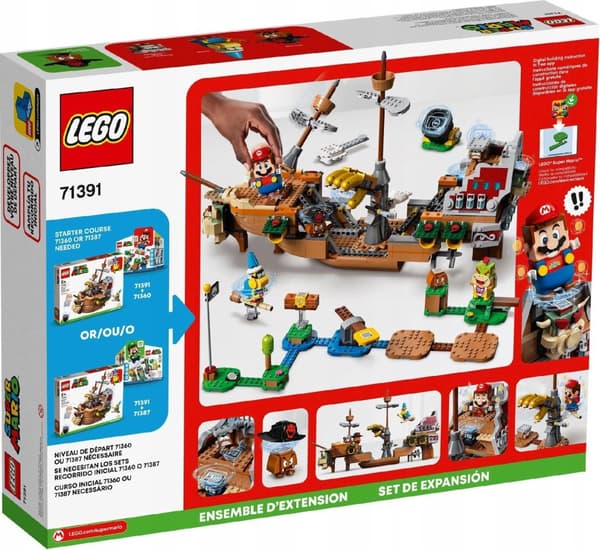 Lego Super Mario 71391 Bowsers piratskibs ror