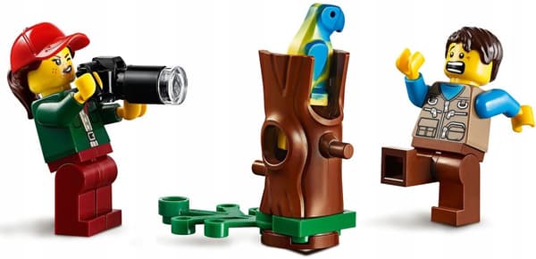 LEGO City 60267 Terrængående køretøj SAFARI LØVE LØVINDE PAPEGØJE
